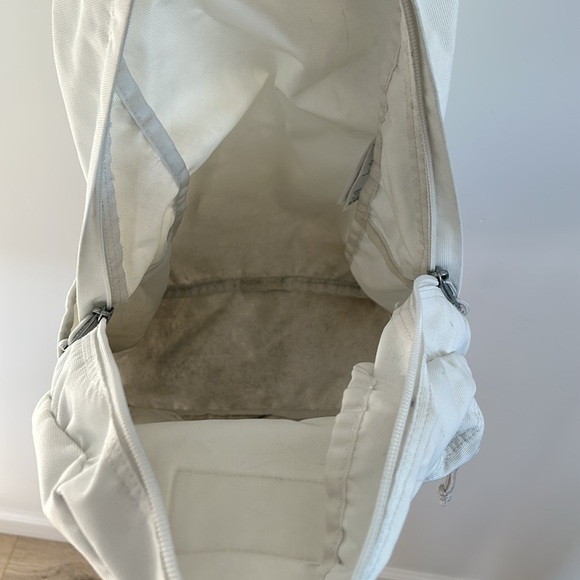 Jansport White on White Undyed Recycled Superbreak Backpack - Picture 9 of 13